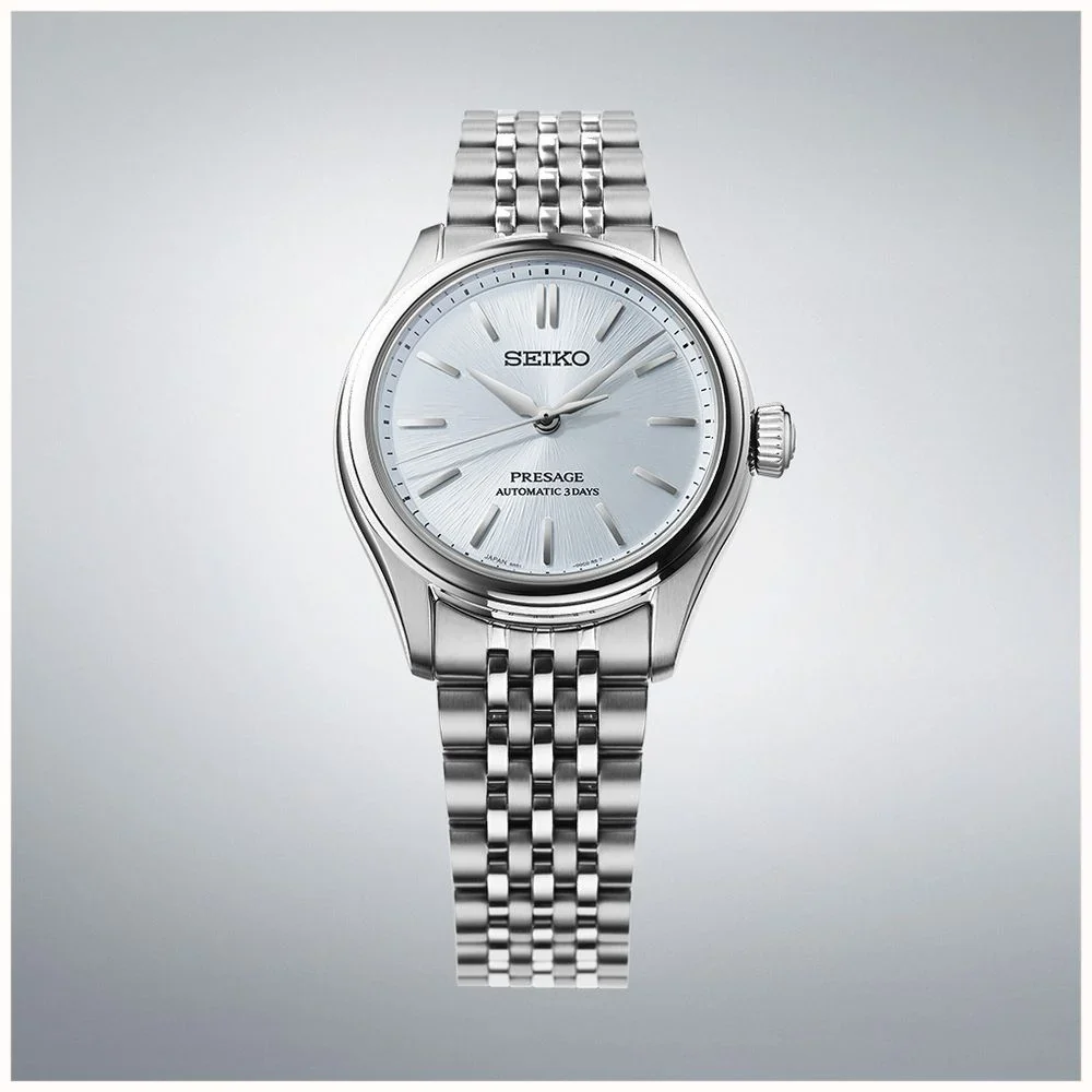 Seiko Presage Aijiro Steel Automatic Watch – Pale Blue Dial - Image 2