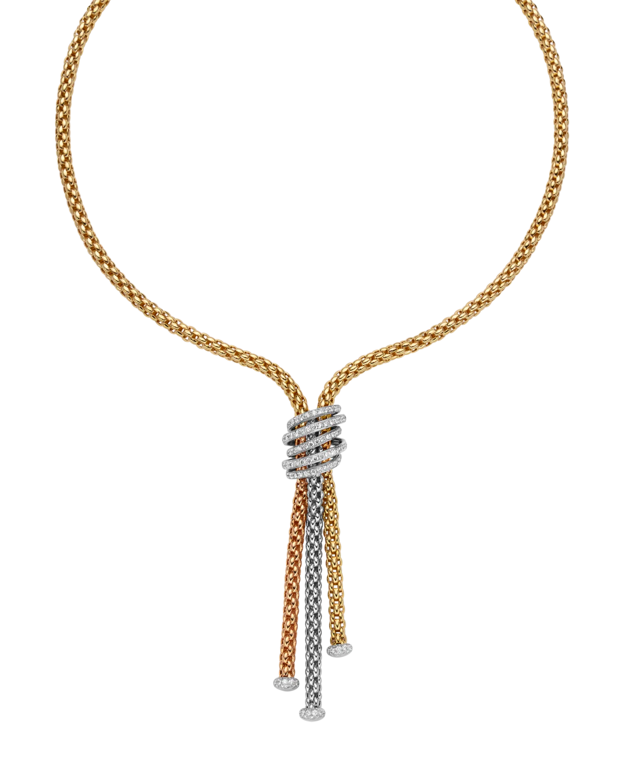 Solo Collection Lariat with Diamond Pave' - Image 2